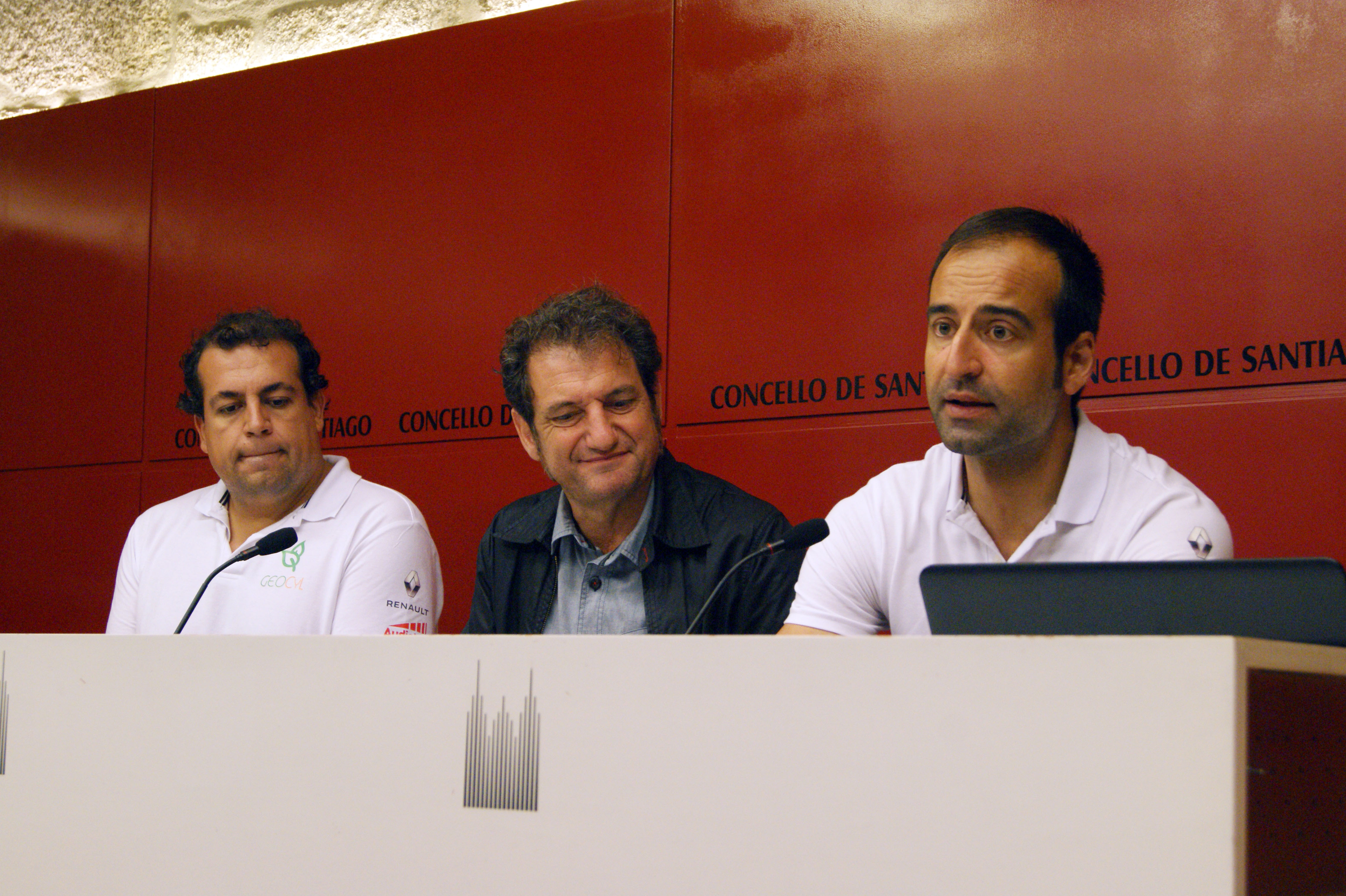 Eduardo Bustillo, Jorge Duarte e Pablo Rodríguez explicaron o proxecto en rolda de prensa.