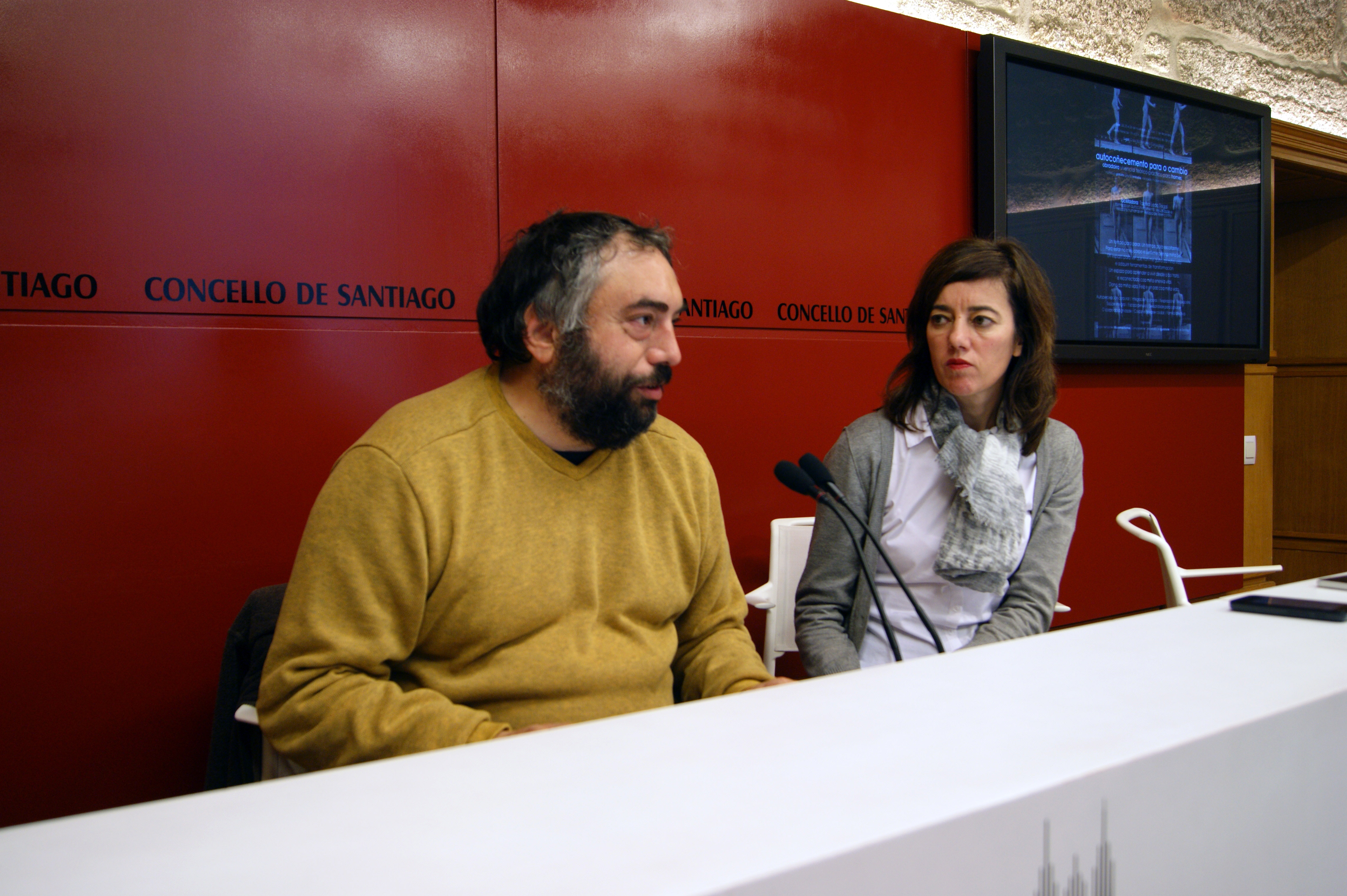 José Expósito e Marta Lois.
