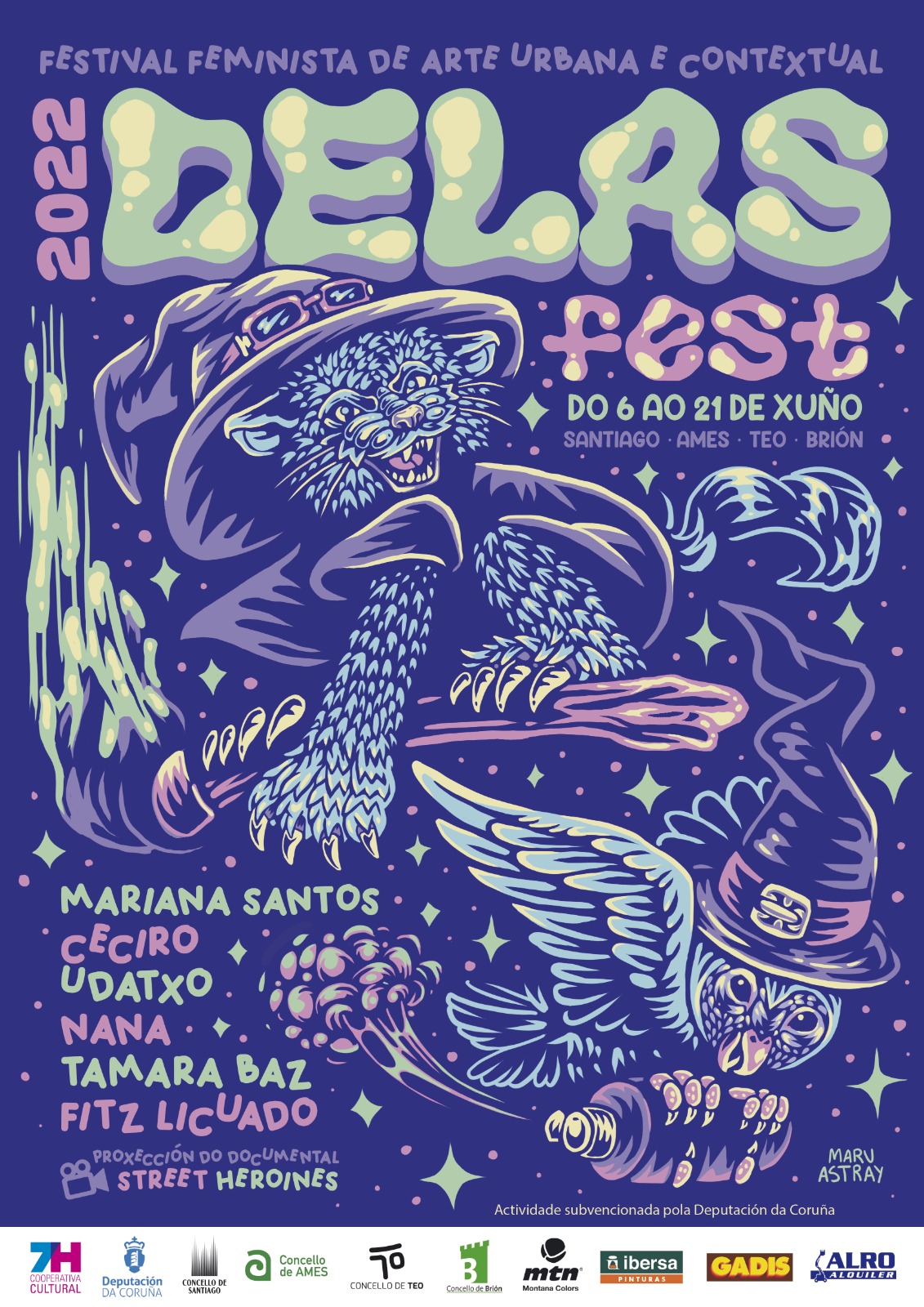 Cartaz do Delas Fest 2022