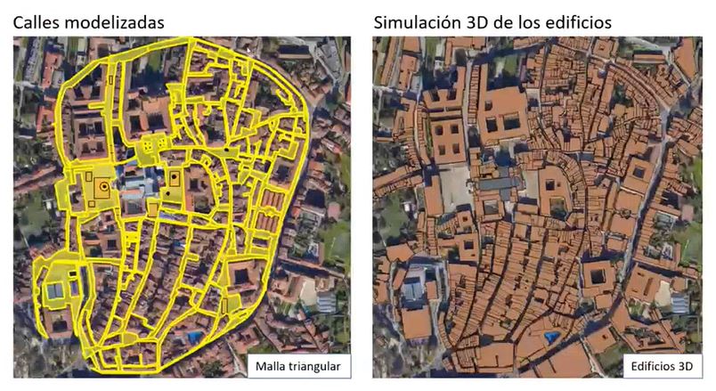 Modelización de una zona de Santiago