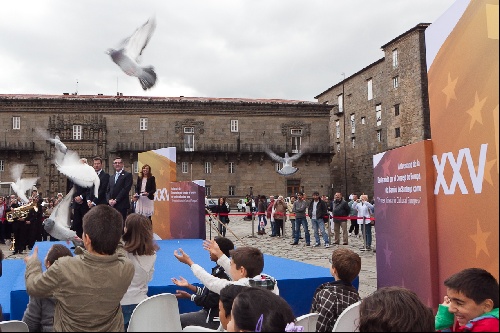 XXV aniversario da Declaración do Camiño de Santiago como Primeiro Itinerario Cultural Europeo (24-10-2012)